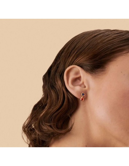 Piercing Mini Lila con Circonitas Violeta en Oro | Agatha París
