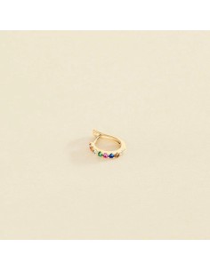 Piercing criolla COLORFUL - Multicolor / Oro