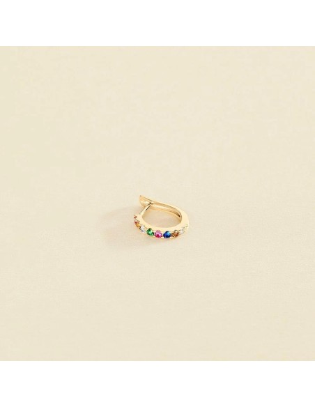 Piercing criolla COLORFUL - Multicolor / Oro