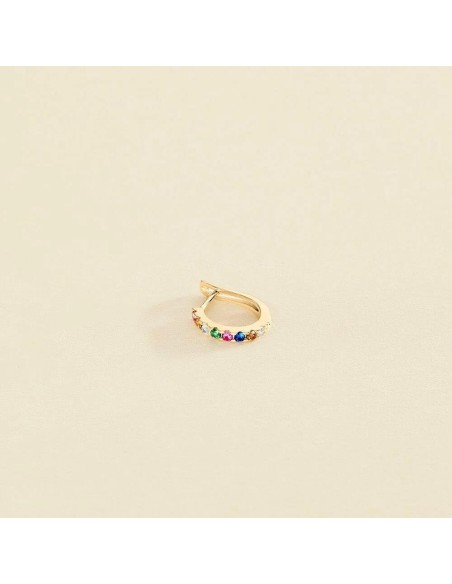 Piercing criolla COLORFUL - Multicolor / Oro