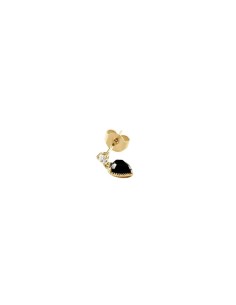 PIERCING MINI MIX & MATCH de plata - NEGRO acabado ORO