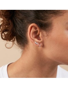 Piercing mini TINY - Cristal / Plateado 2