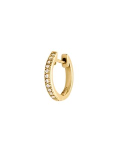 Piercing criolla CRIODIAM - Cristal / Oro