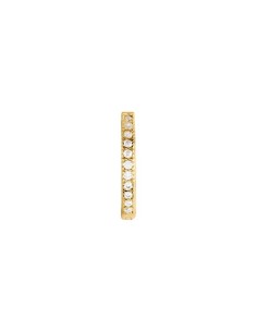 Piercing criolla CRIODIAM - Cristal / Oro 2