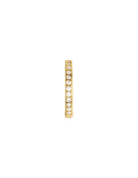 Piercing criolla CRIODIAM - Cristal / Oro