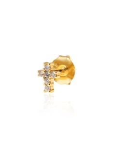 EAR2CRUZBRIL - Bo op cruz zirconitas
