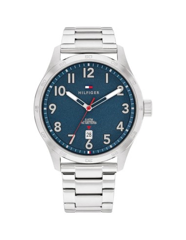 Reloj Tommy Hilfiger 1710563 para Hombre – Elegancia en Acero Inoxidable y Esfera Azul