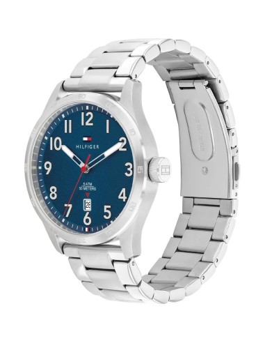Reloj Tommy Hilfiger 1710563 para Hombre – Elegancia en Acero Inoxidable y Esfera Azul