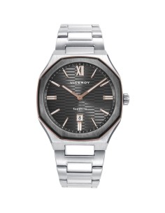 Reloj de Hombre Viceroy en Acero IP Gris y Rosa con Brazalete