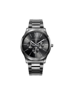 Reloj de Hombre Viceroy Magnum Automático con Caja de Acero IP Rosa y Correa de Piel Negra - Ref. 401341-13