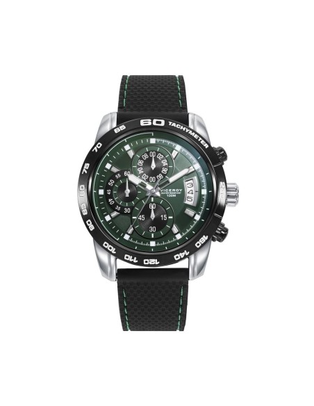 Reloj Viceroy Cronógrafo para Hombre con Caja de Acero y Bisel IP Negro - Resistente 10 ATM