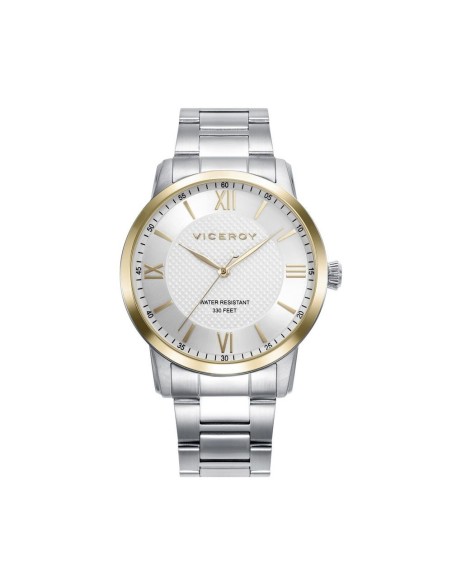 RELOJ ACERO IP DORADO BRAZALETE SR VA