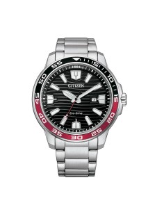 Reloj Eco Drive Citizen de acero reserva de carga 8 meses