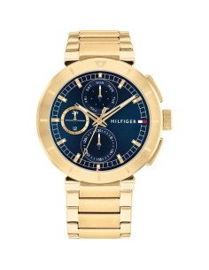 Reloj Tommy Hilfiger Dorado y Azul Multifunción