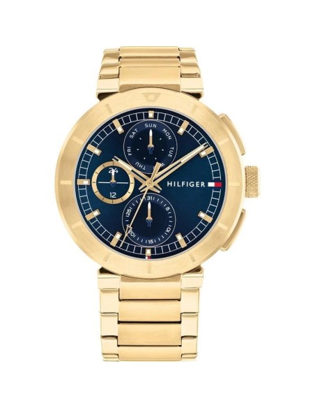 Reloj Tommy Hilfiger Dorado y Azul Multifunción