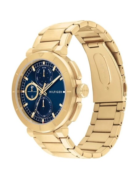 Reloj Tommy Hilfiger Dorado y Azul Multifunción