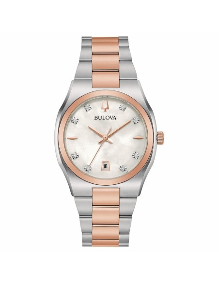 Reloj Bulova bicolor CLASSIC SURVEYOR con diamantes