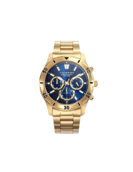 Reloj Viceroy de Hombre Brazalete de acero e ip dorado  