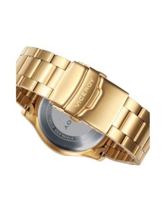 Reloj Viceroy de Hombre Brazalete de acero e ip dorado   2