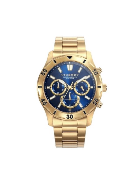 Reloj Viceroy de Hombre Brazalete de acero e ip dorado  