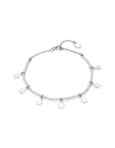 Pulsera Viceroy de plata de ley con baño de rodio y perlas sintéticas para mujer