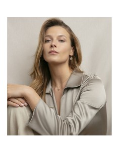 Colgante Viceroy de plata bañada en oro con circonitas multicolor para mujer 2