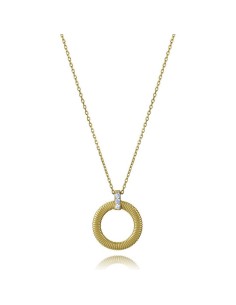 Colgante Viceroy de plata bañada en oro con circonitas para mujer