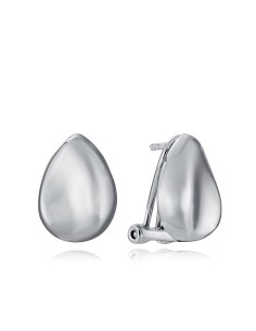 Pendientes Viceroy de plata de ley con baño de rodio y diseño de gota para mujer