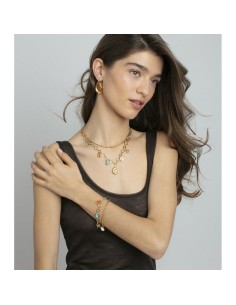 Pendientes Viceroy de acero IP dorado en forma de gota para mujer 2