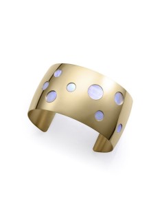  Pulsera Viceroy de acero IP dorado con madre perla para mujer