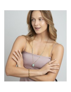 Pulsera Viceroy de acero IP dorado con eslabones para mujer 2