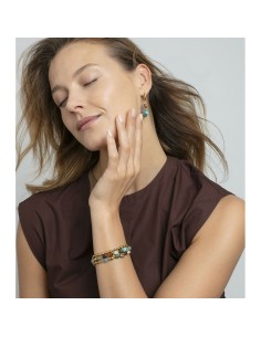 Pulsera Viceroy de acero IP dorado con piedras naturales multicolor para mujer 2