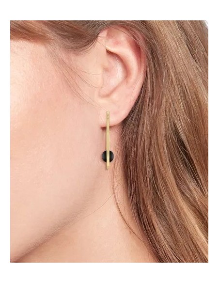 Pendientes de Aro Tommy Hilfiger 2780965 Onyx Chapados en Oro | Elegancia y Estilo - SM Joyeros