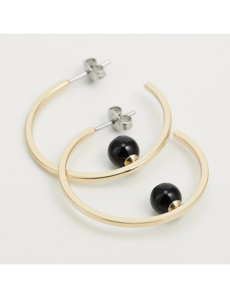 Pendientes de Aro Tommy Hilfiger 2780965 Onyx Chapados en Oro | Elegancia y Estilo - SM Joyeros