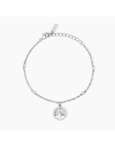 Pulsera de plata 925 con colgante del árbol de la vida y circonitas - Mabina Gioielli