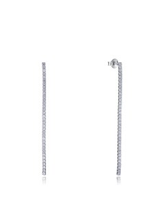 Pendientes Viceroy Jewels 2316E000-30 de Plata con Circonitas y Colgante Largo