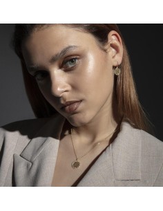 Collar Viceroy Jewels 15123C100-39 de Plata con Baño de Oro y Colgante Redondo 2