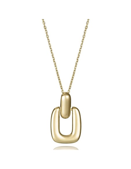 Collar Viceroy Jewels 2317C100-00 de Plata con Baño de Oro y Colgante Rectangular