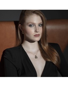 Collar Viceroy Jewels 2317C100-00 de Plata con Baño de Oro y Colgante Rectangular 2