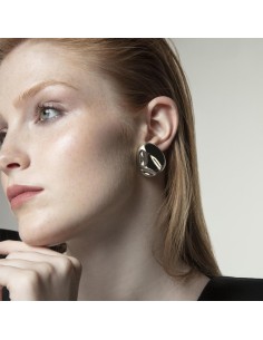 Pendientes Viceroy Fashion 15160E01000 de Acero con Diseño Artístico de Abolladuras 2