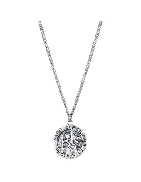 Collar Viceroy Fashion 14214C01000 de Acero con Colgante Redondo