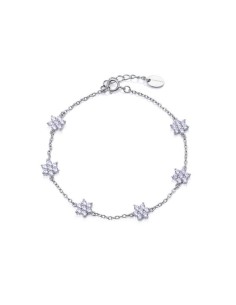 Pulsera Viceroy Jewels de plata de ley con baño de rodio y circonitas para mujer