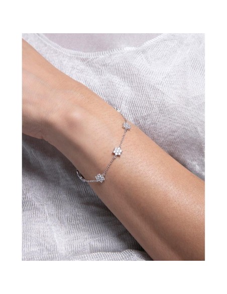 Pulsera Viceroy Jewels de plata de ley con baño de rodio y circonitas para mujer