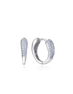 Pendientes Viceroy Jewels de plat ade ley con baño de rodio y circonitas para mujer