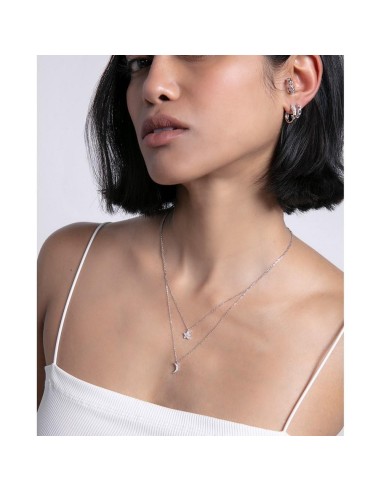 Pendientes Viceroy Jewels de plat ade ley con baño de rodio y circonitas para mujer