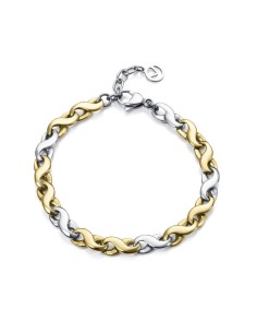 Pulsera Viceroy Fashion 14176P01012 de Eslabones en Acero y Dorado para Mujer 2