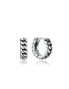 Pendientes de aro Viceroy Fashion de acero envejecido para mujer