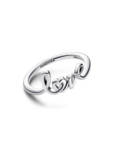 Anillo en plata de ley Love Escrito a Mano 2