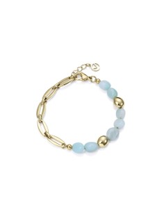 Pulsera Viceroy Fashion de acero e ip dorado con piedras naturales para mujer