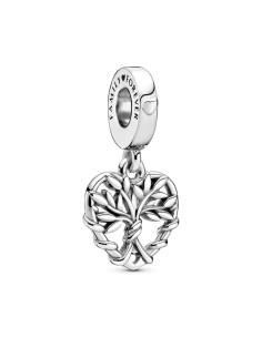 Colgante de plata de ley Árbol familiar